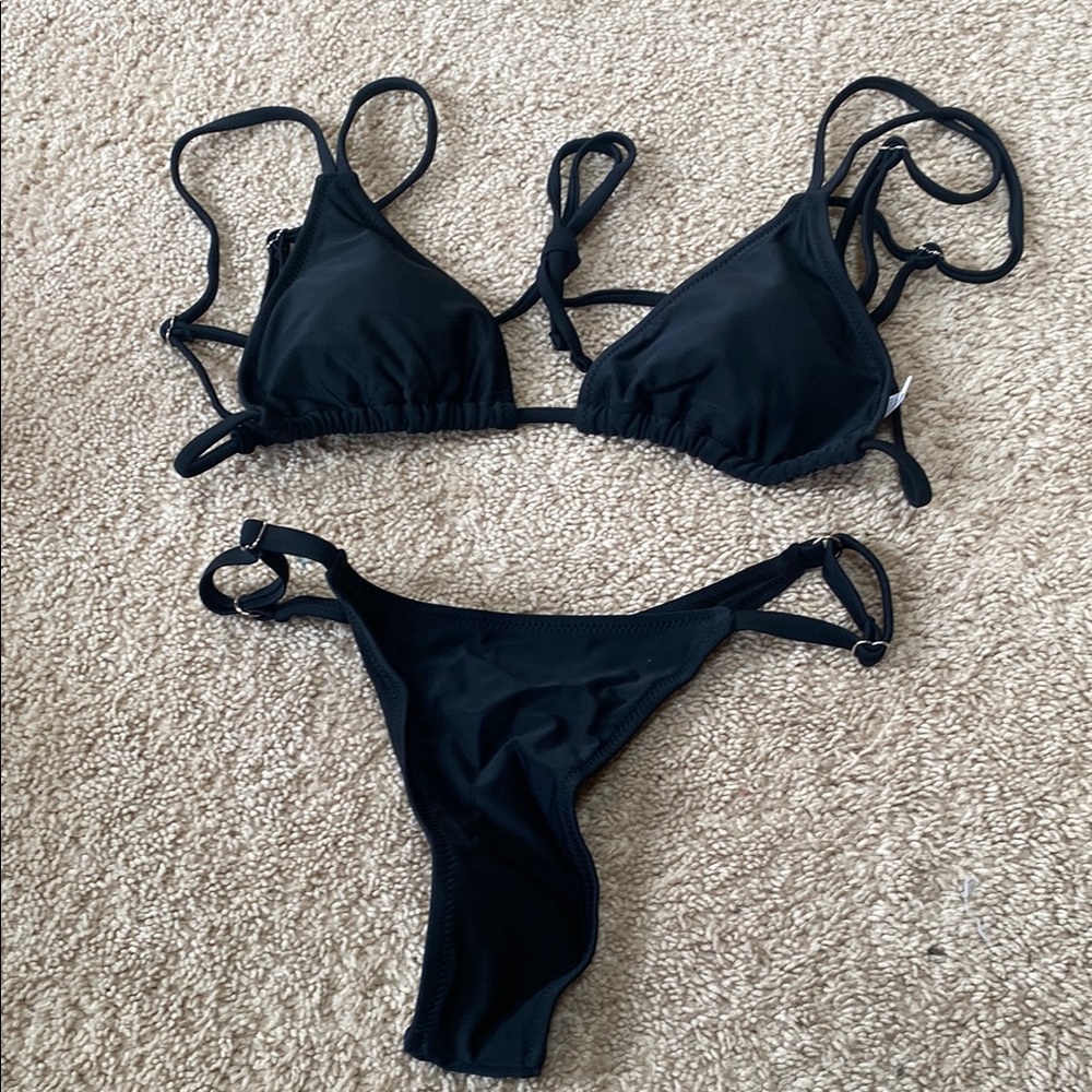 Black Women's Bikini Set